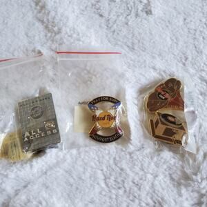 Hard Rock Cafe Pins NWT Set of 3